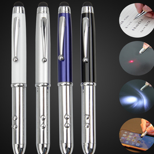 Promotion : Stylo métallique 4-en-1 multifonction avec stylet, laser, lampe torche et logo tactile – Le stylo métallique tout-en-un - Product Image 2