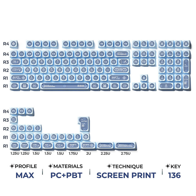 Factory Keycap Matte Translucent Matte Texture Magnetic Axis Mechanical Axis Keyboard Keycap Suitable for Aula Razer Keyboards