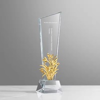 Trophée en cristal transparent de haute qualité, artisanat en cristal, récompenses personnalisées pour la danse et autres compétitions