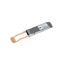 Modul Optik 200G QSFP56 SR4 850nm MPO12 APC 100m Fungsi DDM Plug&Play 5G POE untuk Peningkatan Jaringan Perusahaan Pusat Data
