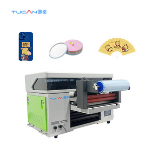 Impresora UV <span class=keywords><strong>Tucan</strong></span> Tres en Uno 4060, Impresión Híbrida UV DTF de Rollo a Rollo Rotatorio para Carcasas de Teléfono, Vidrio y Productos de Aluminio - Product Image 3