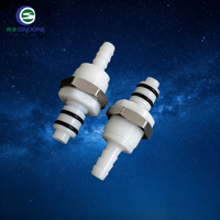 Raccord rapide en plastique à grand débit 3/8'' à basse pression, en POM de haute qualité pour connecteur de pipeline d'instrument de pulvérisation cosmétique