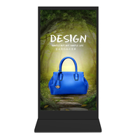 Prix d'usine 43 49 55 65 75 86 pouces portrait publicité android lcd écran d'affichage signalisation numérique kiosque vertical
