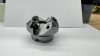 Tête de fraiseuse à face haute précision FMA45R 45 degrés, 8 cannelures, double face, avec plaquettes indexables SN1206 pour usinage CNC OEM/ODM