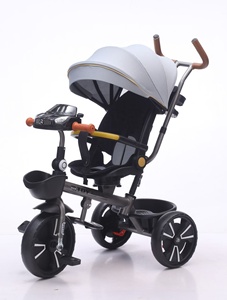 Triciclo Infantil Multifuncional de Metal de Alta Calidad con Música e Iluminación, Bicicleta para Niños Hecha <span class=keywords><strong>a</strong></span> Medida con Asiento Giratorio de 360 Grados - Product Image 2