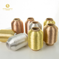 Hilo Metálico de Color Mágico, Tipo M MS ST MX MH FH, Hilo Lurex Brillante, Hilo Metálico Brillante, Suministro de Fábrica, Oro Puro, Plata Pura