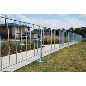 Barrera de Control Temporal Móvil Galvanizada por Inmersión en Caliente, Barrera de Seguridad Vial para Tráfico Intenso - Product Image 1