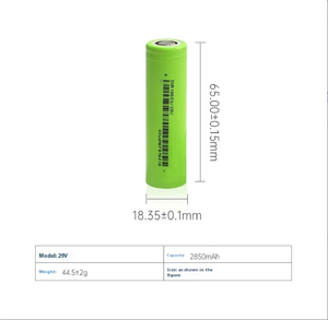 Batterie cylindrique à semi-conducteurs TLEC 18650 3.6V 2850mAh pour outils électriques et pistolets de massage, durée de vie de 500 cycles, échantillon disponible - Product Image 4