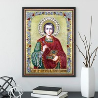 Homfun — peinture diamant forme spéciale 5D, tableau, broderie, avec strass, Photo personnalisée, à faire soi-même
