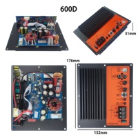 Venta Directa de Fábrica, Placa Amplificadora de Audio para Auto de 12V, 300W, Clase D, Amplificador para Subwoofers, Amplificadores de Alta Potencia para Auto a Precio Competitivo