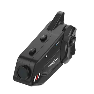 Freed Conn R1 PLUS Fahrrad Motorrad Video recorder Headset 1000M 6 Fahrer Bluetooth Group Intercom Helm Headset