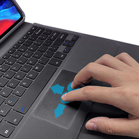 Clavier tablette avec pavé tactile rétroéclairé LED RGB sans fil, livraison rapide, ultra fin, USB, état neuf, compatible avec iPad 10.2 Pro 10.5 pouces
