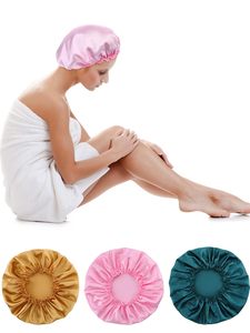 Gorros de Satén Premium con Logotipo Personalizado, Gorro de Seda para el Cabello, Gorro de Seda para Mujer con Banda Suave, Gorro para Dormir con Banda Elástica - Product Image 6