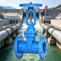 Vanne à opercule semi-encapsulée à joint élastique Z41X - Vanne d'arrêt à opercule à joint souple à brides pour conduite d'eau