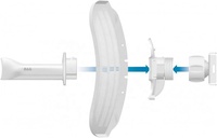 Ubiquiti LiteBeam M5 LBE-M5-23 Pont sans fil UBNT extérieur 3KM 5.8G Antenne à gain élevé PTP Ubiquiti Litebeam M5
