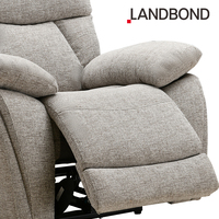 Canapé électrique inclinable de luxe en tissu pour la maison moderne, ensemble deux places Chesterfield, canapé électrique pour salon, appartement, villa