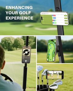 Soporte Magnético Universal para Teléfono con Logotipo Personalizado, Rotación de 360 Grados, ABS, para Tablero de Carro de Golf, Flexible, Mini, Doble Magnético - Product Image 3