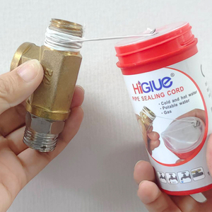 HiGlue 55 Cable <span class=keywords><strong>de</strong></span> sellado <span class=keywords><strong>de</strong></span> tuberías OEM Cuerda <span class=keywords><strong>de</strong></span> sellado Cinta <span class=keywords><strong>de</strong></span> sellado <span class=keywords><strong>de</strong></span> PTFE 20M 50m 160m <span class=keywords><strong>Sellador</strong></span> <span class=keywords><strong>de</strong></span> rosca para plomería <span class=keywords><strong>de</strong></span> calefacción <span class=keywords><strong>de</strong></span> agua a Gas - Product Image 2