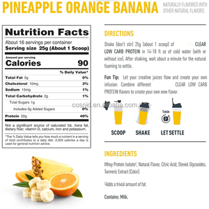 ボディサプリメントグルテンフリー自然フレーバー有機等質ホエイプロテインパウダー - Product Image 2