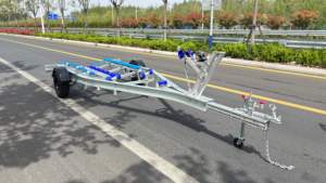 <span class=keywords><strong>Remorque</strong></span> de <span class=keywords><strong>bateau</strong></span> en aluminium de couchettes à essieu unique facile de 5.9m Capacité de 1195kg Offre Spéciale - Product Image 2