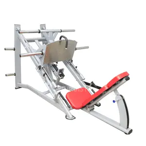 Ginásio Fitness Equipment Placa carregada Máquina Indoor exercício Leg Strength Training 45 degree Leg Press Machine