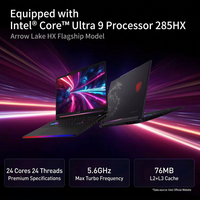 Ordinateur portable de jeu MSI Raider 16 MAX Ultra9 285HX RTX50 Series 2026 avec taux de rafraîchissement élevé de 240 Hz, dernier modèle MSI Titan 16 MAX