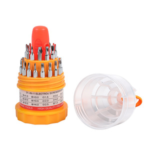 31-In-1 Electric Screwdriver Set Chrome Vanadium Steel Magnetic For Mobile Phone Repair Pagoda Design - Product Image 1