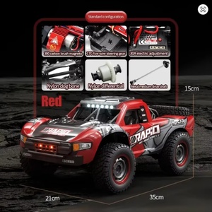 JJRC Q130 1:16 70KM/H 4WD Voiture RC 4 canaux à moteur brushless, Monster Truck de drift haute vitesse, portée de 120m avec télécommande - Product Image 5