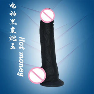 Télécommande sans fil Noir Télescopique Chauffage Anal Énorme Gode Masturbation Féminine - Product Image 6