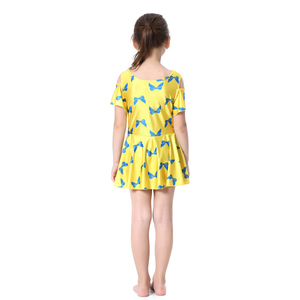 Nuevos Productos, Traje de Baño de una Pieza con Diseño de Mariposa para Niñas Pequeñas, Traje de Baño Infantil - Product Image 4