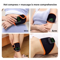 Nouveau masseur de mains EMS, portable, intelligent, avec compresse chaude, massage par impulsions sans fil, alimenté par USB, YFT-K68 CN