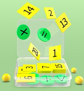 <span class=keywords><strong>Formation</strong></span> à la pensée Capacité mathématique Aide à l'enseignement 32 pièces Cartes numériques et 8 pièces Symboles d'opération Aide à l'enseignement - Product Image 5