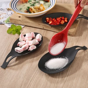 <b>Silicone</b> Spoon Shelf Heat Resistant Spoon Holder Eco-Friendly Chopstick Tray Pot Holder Utensil Spatula Holder <b>Mat</b> Kitchen - Product Image 5