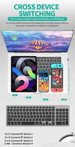 Rechargeable Ultra-thin QWERTY Silent Mouse Keyboard Kit 2.4GHz Wireless bluetooth Keyboard and Mouse for <b>PC</b>/laptop/Mac - Product Image 5