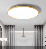 Plafonnier LED moderne et simple en acrylique et métal ultra-mince pour salle de bain, cuisine, couloir, salon, triple protection, intensité variable