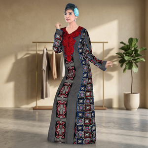 Handmade Ethnic Summer Maxi Dress <b>Kaftan</b> for Women Indian Cotton Floral Printed Breathable <b>Plus</b> <b>Size</b> Casual Traditional Muslim - Product Image 2