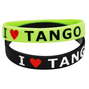 Hot Selling Eco-Friendly No Minimum Cheap Advertising Gifts Custom Logo Silicone Bracelet Wrist Band Silicone