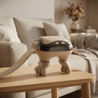 Masseur thermique pour le cou et les épaules Eveekon 4D, masseur de cou portable sans fil, simule un massage profond des tissus de la main humaine