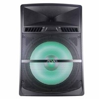 Système de cinéma maison de 18 pouces, audio, musique, chanson, super puissant avec prise en charge du microphone USB sans fil, haut-parleurs portables sur chariot