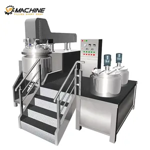 VP Stainless Steel Tank Mixer Double Jacketed Mixing Tank Stainless Steel 304 316 Vacuum Agitator Mixer