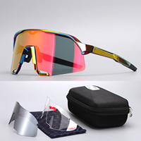 Lunettes de vélo polarisées S3, lunettes de sport pour le roller, lunettes de course à pied coupe-vent, lunettes de soleil pour la course en plein air