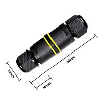 Conector de Cable LED Impermeable de 2, 3 y 4 Pines con Certificación CE, RoHS y VDE, Contactos de Latón, Carcasa de Nailon, Clasificación IP68, Fácil Conexión