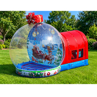 Boules de neige gonflables publicitaires pour enfants et adultes, boule de spectacle de Noël gonflable populaire