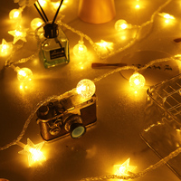 Stern licht LED Farbe Blinklicht String Outdoor-Atmosphäre Camping Dekoration für Geburtstag Romantische Sternen himmel Party Beleuchtung