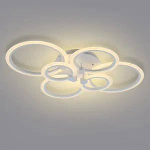 Smart app control led blueteeth speaker ceiling light acrylic rgb white color for home office ceiling mount led light