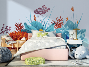 PVC tự dính tường bức tranh tường không thấm nước, chống ẩm, có thể tháo rời phòng khách tính năng tường nghệ thuật 3D pop-up phong cách hiện đại - Product Image 2