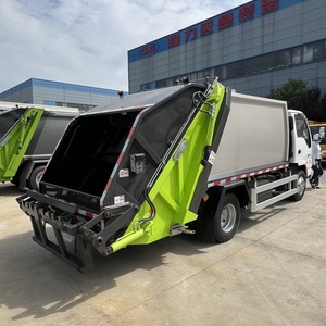 ISUZU ELF 4X2 truk sampah merek terkenal kompresi kecil sepenuhnya ringan modis daya tinggi 5CBM pemuat belakang - Product Image 5