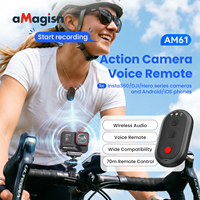 Télécommande vocale AMagisn compatible avec plusieurs appareils, caméra d'action 70M, accessoires universels pour caméras sportives