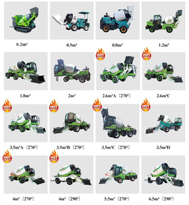 Camion malaxeur <span class=keywords><strong>à</strong></span> béton haute performance de 3,5 m³ <span class=keywords><strong>à</strong></span> entraînement bidirectionnel, auto-chargeur, pour la construction de routes et de ponts - Product Image 5