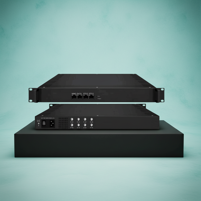 IRD1518SI 24-in-1 DVB-S/S2/S2X Satellite Tuner to IP Gateway Supports HLS/SRT/RTMP/HTTP/UDP/RTP Support BISS for Hotels